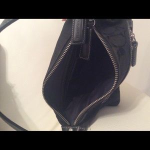 black coach mini purse